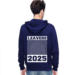 New Leavers Hoodie style in Retro Square design